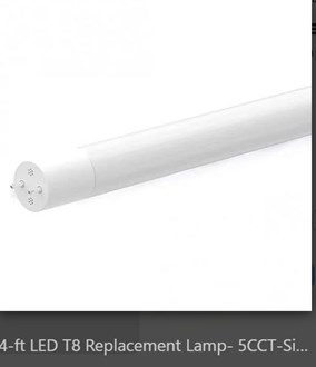 4FT DIRECT REPLACEMENT OR SINGLE/DOUBLE END BYPAASS, WATTAGE/LUMEN SELECT (WATTS 10/12/15/18/24 = LUMEN 1400/1680/2100/2520/3360), CCT (35/4/5/57/65 KELVIN) 120/277V